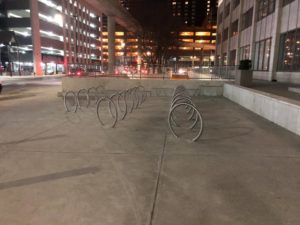 Bike Racks for Coleman A. Young Building